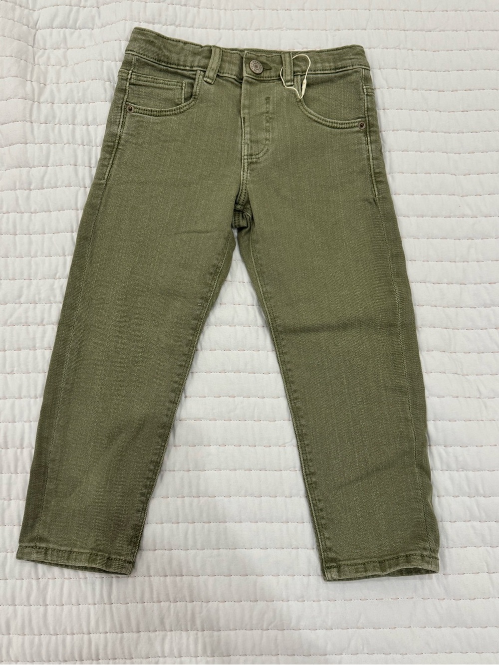 Zara kids Regular Denim in Olive